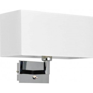 ΑΠΛΙΚΑ 1XE27 ΜΕ ΛΕΥΚΟ ΥΦΑΣΜΑΤΙΝΟ ΑΜΠΑΖΟΥΡ