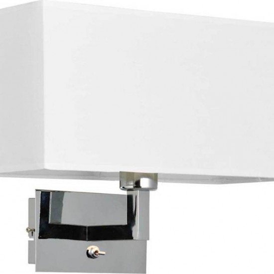 ΑΠΛΙΚΑ 1XE27 ΜΕ ΛΕΥΚΟ ΥΦΑΣΜΑΤΙΝΟ ΑΜΠΑΖΟΥΡ