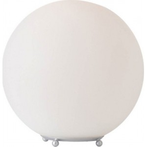 ΕΠΙΔΑΠΕΔΙΟ Φ/Σ 1ΧΕ27 ΛΕΥΚΟ ΓΥΑΛΙ+ΠΛΑΣΤΙΚΟ Φ25ΧΗ25CM