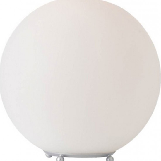 ΕΠΙΔΑΠΕΔΙΟ Φ/Σ 1ΧΕ27 ΛΕΥΚΟ ΓΥΑΛΙ+ΠΛΑΣΤΙΚΟ Φ25ΧΗ25CM