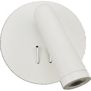 ΕΠΙΤΟΙΧΟ Φ/Σ LED 3+4W 3000K 280LM ΛΕΥΚΟ ΜΕΤΑΛΛΙΚΟ D13,5X7CM