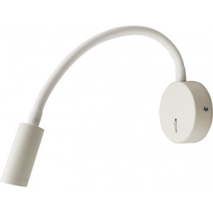 ΕΠΙΤΟΙΧΟ Φ/Σ LED 3W 3200K 190LM ΛΕΥΚΟ ΜΕΤΑΛΛΙΚΟ D8X36CM