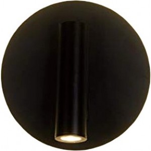 ΕΠΙΤΟΙΧΟ Φ/Σ LED 3+4W 3000K 280LM ΜΑΥΡΟ ΜΕΤΑΛΛΙΚΟ D13,5X7CM