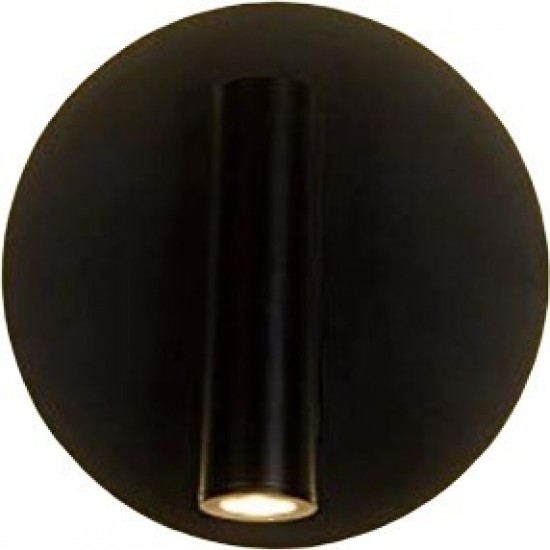 ΕΠΙΤΟΙΧΟ Φ/Σ LED 3+4W 3000K 280LM ΜΑΥΡΟ ΜΕΤΑΛΛΙΚΟ D13,5X7CM