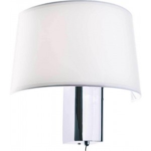 ΧΡΩΜΙΟ ΜΕΤΑΛΛΙΚΗ ΑΠΛΙΚΑ 1XE27 ΛΕΥΚΟ ΑΜΠΑΖΟΥΡ ΚΑΙ ΔΙΑΚΟΠΤΗ