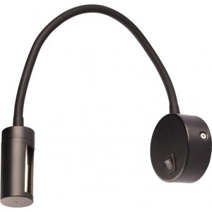 ΕΠΙΤΟΙΧΟ Φ/Σ LED 3W ΜΑΥΡΟ 3200K 210LM 8X4X44CM