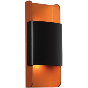 ΕΠΙΤΟΙΧΟ Φ/Σ LED 12W 3000K ΑΛΟΥΜΙΝΙΟ ΜΑΥΡΟ+ΧΡΥΣΟ 25X11X5,3CM