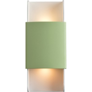 ΕΠΙΤΟΙΧΟ Φ/Σ LED 12W 3000K ΑΛΟΥΜΙΝΙΟ ΜΕΝΤΑ+ΛΕΥΚΟ 25X11X5,3CM