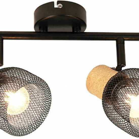 ΕΠΙΤΟΙΧΟ Φ/Σ 2ΧΕ14 ΦΕΛΛΟΣ+ΜΑΥΡΟ ΜΕΤΑΛΛΟ 9X27Χ16CM