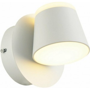 ΕΠΙΤΟΙΧΟ Φ/Σ LED 8W 3000K 640LM ΛΕΥΚΟ ΜΕΤΑΛΛΙΚΟ 12X12X13CM