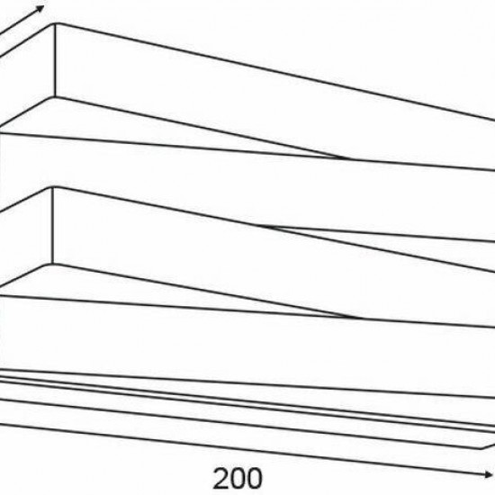 ΕΠΙΤΟΙΧΟ Φ/Σ LED 12W 3000K 960LM ΜΑΥΡΟ ΜΕΤ/ΚΟ 20X11X9CM