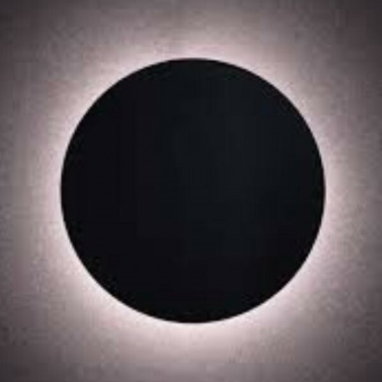 ΕΠΙΤΟΙΧΟ Φ/Σ LED 24W 3000Κ ΜΑΥΡΟ MDF ΚΥΚΛΟΣ Φ40ΧΗ3,6CM