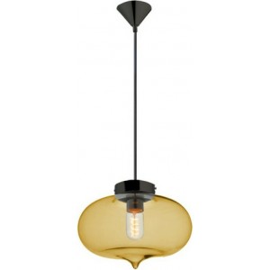 ΚΡΕΜΑΣΤΟ ΚΕΧΡΙΜΠΑΡΙ ΓΥΑΛΙ Φ27cm 1χ40W E27