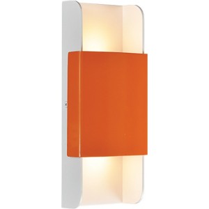 ΕΠΙΤΟΙΧΟ Φ/Σ LED 12W 3000K ΑΛΟΥΜΙΝΙΟ ΠΟΡΤΟΚΑΛΙ+ΛΕΥΚΟ 25X11X5