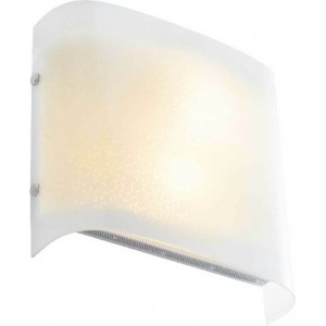 ΕΠΙΤΟΙΧΙΟ Φ/Σ 2ΧΕ27 ΛΕΥΚΟ ΓΥΑΛΙ ΜΟΤΙΒΟ+ΜΕΤΑΛΛΟ 26Χ25Χ8,5CM SCILLA