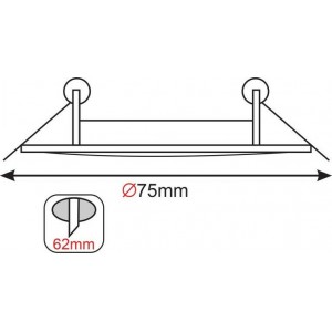 ΣΠΟΤ ΧΩΝΕΥΤΟ PEAL ΧΡΥΣΟ