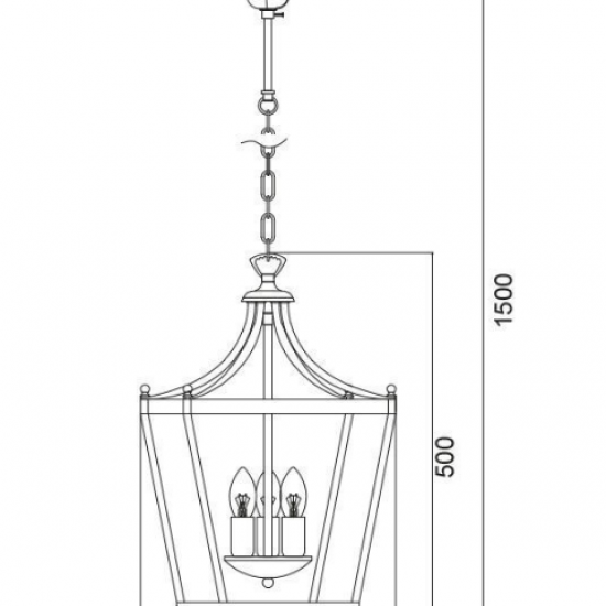 ΚΡΕΜΑΣΤΟ Φ/Σ 3ΧΕ14 ΜΕΤΑΛΛΙΚΟ ΝΙΚΕΛ ΜΑΤ 35Χ35XH150CM