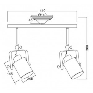 ΟΡΟΦΗΣ Φ/Σ 2ΧΕ27 ΜΕΤΑΛΛΙΚΟ ΛΕΥΚΟ ΧΡΥΣΟ ΠΑΤΙΝΑ 17X44XH38CM ΟΡΟΦΗΣ Φ/Σ 2ΧΕ27 ΜΕΤΑΛΛΙΚΟ ΛΕΥΚΟ ΧΡΥΣΟ ΠΑΤΙΝΑ 17X44XH38CM