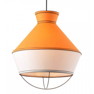 ΚΡΕΜΑΣΤΟ Φ/Σ 3ΧΕ14 ΥΦΑΣΜΑ ΚΙΤΡΙΝΟ +ΛΕΥΚΟ Φ45ΧΗ120CM