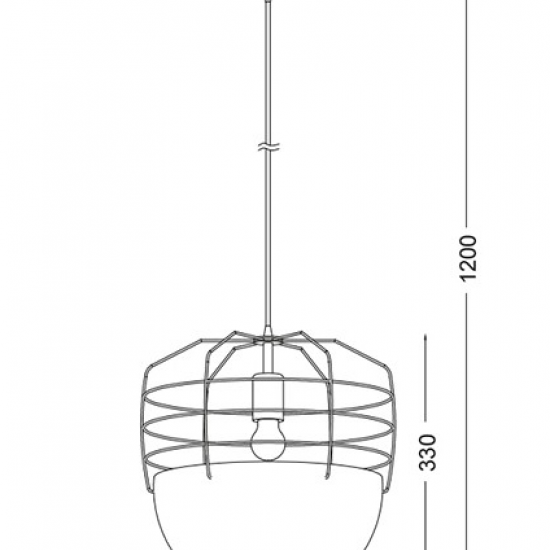ΚΡΕΜΑΣΤΟ Φ/Σ 1ΧΕ27 ΜΕΤΑΛΛΙΚΟ ΛΕΥΚΟ/ΜΑΥΡΟ/ΧΑΛΚΙΝΟ Φ35ΧΗ120CM