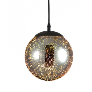 ΚΡΕΜΑΣΤΟ Φ/Σ 3D ΓΥΑΛΙ+ΜΕΤΑΛΛΙΚΗ ΜΑΥΡΗ ΑΝΑΡΤΗΣΗ Φ20ΧΗ150CM