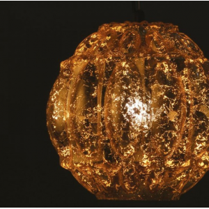 CAPRI ΚΡΕΜΑΣΤΟ ΦΩΤΙΣΤΙΚΟ 1ΦΩΤΟ ΓΥΑΛΙ ΦΥΛΛΑ ΧΡΥΣΟΥ Φ25xΗ120cm