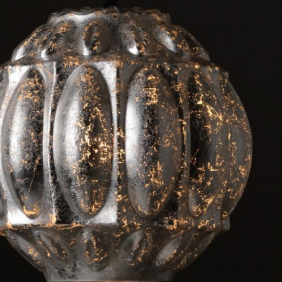 CAPRI ΚΡΕΜΑΣΤΟ ΦΩΤΙΣΤΙΚΟ 1ΦΩΤΟ ΓΥΑΛΙ ΑΣΗΜΙ Φ25xΗ120cm