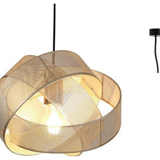 ΚΡΕΜΑΣΤΟ Φ/Σ 1ΧΕ27 ΧΡΥΣΟ ΜΕΤΑΛΛΟ D30XH120CM