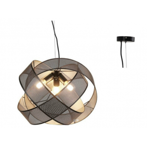 ΚΡΕΜΑΣΤΟ Φ/Σ 3ΧΕ27 ΜΑΥΡΟ ΜΕΤΑΛΛΟ D52XH120CM