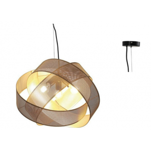 ΚΡΕΜΑΣΤΟ Φ/Σ 3ΧΕ27 ΧΡΥΣΟ ΜΕΤΑΛΛΟ D52XH120CM