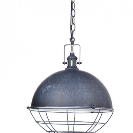 ΚΡΕΜΑΣΤΟ Φ/Σ 1ΧΕ27 ΜΕΤΑΛΛΙΚΟ ΓΚΡΙ Φ35ΧΗ120CM