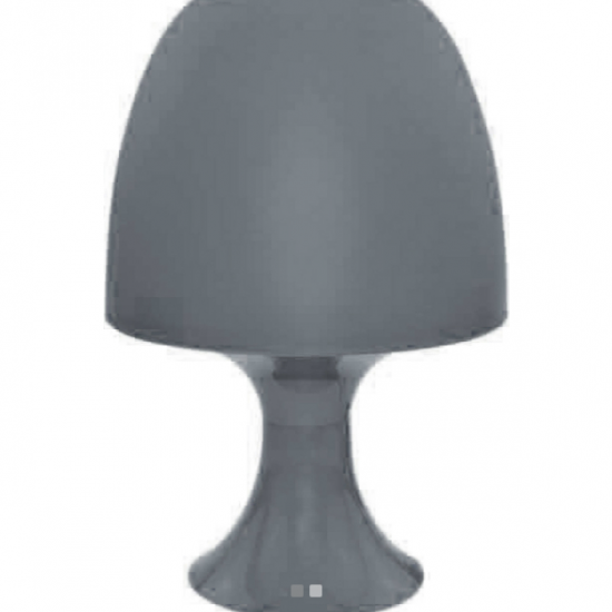 ΕΠΙΤΡΑΠΕΖΙΟ Φ/Σ 1ΧΕ14 ΠΛΑΣΤΙΚΟ ΣΚΟΥΡΟ ΓΚΡΙ Φ16XH25,5CM