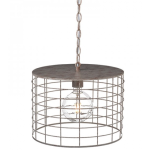 ΚΡΕΜΑΣΤΟ Φ/Σ 1ΧΕ27 ΜΕΤΑΛΛΙΚΟ ΛΕΥΚΟ ΣΚΟΥΡΙΑ Φ35,2ΧΗ120CM