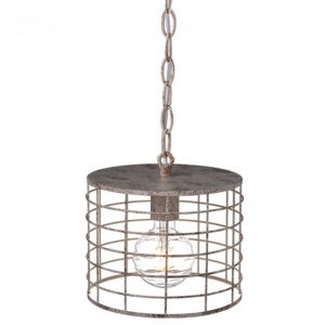 ΚΡΕΜΑΣΤΟ Φ/Σ 1ΧΕ27 ΜΕΤΑΛΛΙΚΟ ΛΕΥΚΟ ΣΚΟΥΡΙΑ Φ23,2ΧΗ120CM