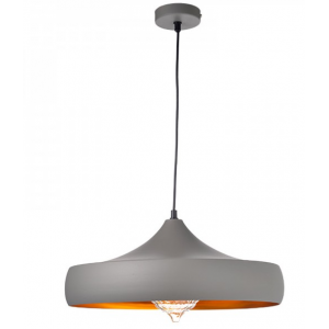 ΚΡΕΜΑΣΤΟ Φ/Σ 1ΧΕ27 ΜΕΤΑΛΛΙΚΟ ΓΚΡΙ/ΧΡΥΣΟ Φ46ΧΗ123CM