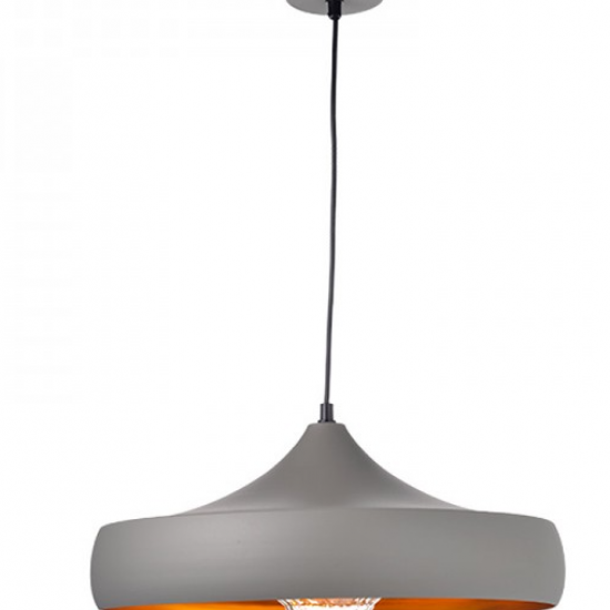 ΚΡΕΜΑΣΤΟ Φ/Σ 1ΧΕ27 ΜΕΤΑΛΛΙΚΟ ΓΚΡΙ/ΧΡΥΣΟ Φ46ΧΗ123CM