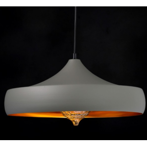 ΚΡΕΜΑΣΤΟ Φ/Σ 1ΧΕ27 ΜΕΤΑΛΛΙΚΟ ΓΚΡΙ/ΧΡΥΣΟ Φ46ΧΗ123CM