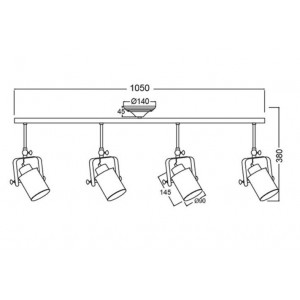 ΟΡΟΦΗΣ Φ/Σ 4ΧΕ27 ΜΕΤΑΛΛΙΚΟ ΛΕΥΚΟ ΧΡΥΣΟ ΠΑΤΙΝΑ 17X105XH38CM ΟΡΟΦΗΣ Φ/Σ 4ΧΕ27 ΜΕΤΑΛΛΙΚΟ ΛΕΥΚΟ ΧΡΥΣΟ ΠΑΤΙΝΑ 17X105XH38CM