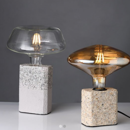 ΕΠΙΤΡΑΠΕΖΙΟ Φ/Σ 1ΧΕ27 ΜΠΕΖ ΠΗΛΟΣ 10Χ10ΧΗ10CM