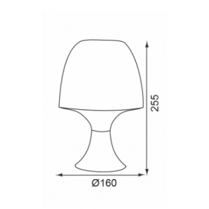 ΕΠΙΤΡΑΠΕΖΙΟ Φ/Σ 1ΧΕ14 ΠΛΑΣΤΙΚΟ ΑΝΟΙΧΤΟ ΓΚΡΙ Φ16XH25,5CM
