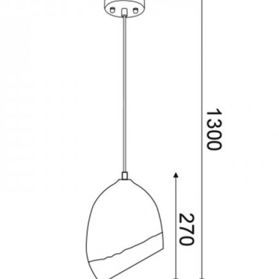 ΚΡΕΜΑΣΤΟ Φ/Σ 1ΧΕ27 ΛΕΥΚΟΣ/ΚΙΤΡΙΝΟΣ ΠΗΛΟΣ Φ20ΧΗ120CM