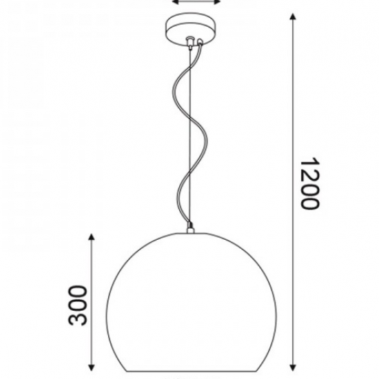 ΚΡΕΜΑΣΤΟ ΜΟΝΟΦΩΤΟ ΦΩΤΙΣΤΙΚΟ ΚΕΡΑΜΙΔΙ ΠΗΛΟΣ Φ35ΧΗ120CM