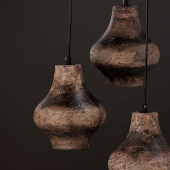 ΚΡΕΜΑΣΤΟ Φ/Σ 3ΧΕ27 ΚΑΦΕ ΠΗΛΟΣ Φ39ΧΗ120CM