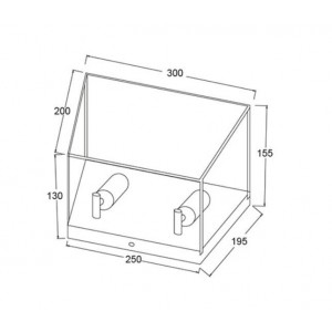 ΕΠΙΤΟΙΧΙΟ Φ/Σ 2ΧΕ27 ΜΑΥΡΟ ΜΕΤΑΛΛΙΚΟ ΑΣΥΜΜΕΤΡΟ 30Χ15,5ΧΗ20CM ΕΠΙΤΟΙΧΙΟ Φ/Σ 2ΧΕ27 ΜΑΥΡΟ ΜΕΤΑΛΛΙΚΟ ΑΣΥΜΜΕΤΡΟ 30Χ15,5ΧΗ20CM