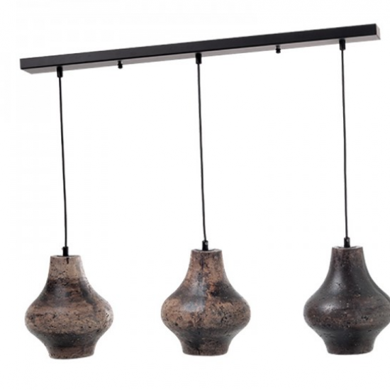 ΚΡΕΜΑΣΤΟ Φ/Σ 3ΧΕ27 ΚΑΦΕ ΠΗΛΟΣ Φ20Χ84ΧΗ120CM