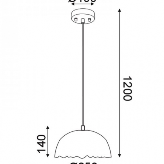 ΚΡΕΜΑΣΤΟ Φ/Σ 1ΧΕ27 ΛΕΥΚΟΣ/ΑΣΗΜΙ ΠΗΛΟΣ Φ25ΧΗ120CM