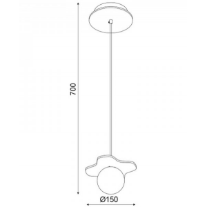 ΚΡΕΜΑΣΤΟ Φ/Σ 1ΧG9 ΑΠΟΧΡΩΣΗ ΠΑΛΙΟΥ ΞΥΛΟΥ MDF+ΛΕΥΚΟ ΓΥΑΛΙ Φ12ΧΗ60CM