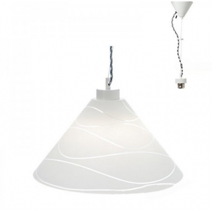 ΓΥΑΛΙ ΛΕΥΚΟ ΜΕ ΔΙΑΦΑΝΕΣ ΓΡΑΜΜΕΣ