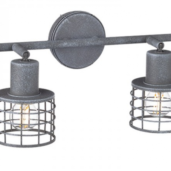 ΕΠΙΤΟΙΧΟ Φ/Σ 2ΧΕ27 ΜΕΤΑΛΛΙΚΟ ΑΠΟΧΡΩΣΗ ΤΣΙΜΕΝΤΟΥ 32Χ10Χ20,8CM