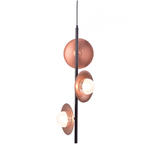 CALMA ΚΡΕΜΑΣΤΟ ΦΩΤΙΣΤΙΚΟ 3ΦΩΤΟ ΜΕΤΑΛΛΟ ΧΑΛΚΙΝΟ 27x27xΗ149cm